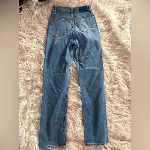 Abercrombie 90s Straight Ultra High Rise Jeans Size 26 - Picture 3 of 5